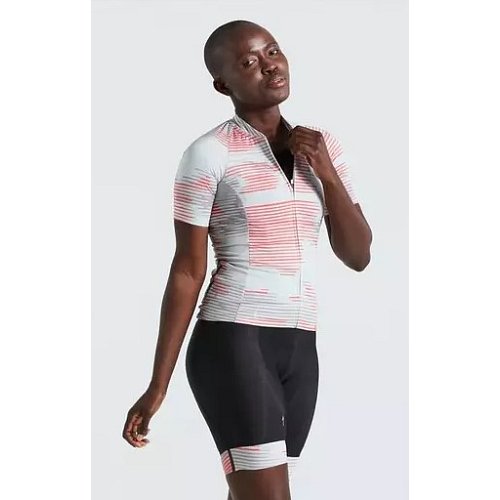 Cyklistický dres dámský SL BLUR JERSEY SS WMN Spruce extremsport.cz