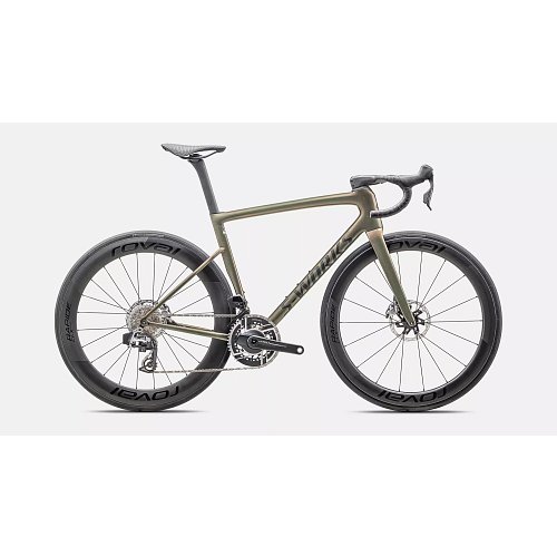 Silniční kolo Specialized S-Works Tarmac SL8 SRAM RED AXS Gloss Cypress Metallic/Magenta to Gold Pearl/Satin Black Metallic extremsport.cz