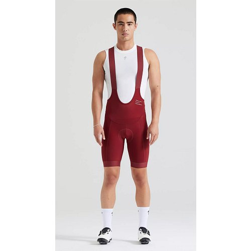 Cyklistické kalhoty Specialized Foundation Bib Garnet Red extremsport.cz