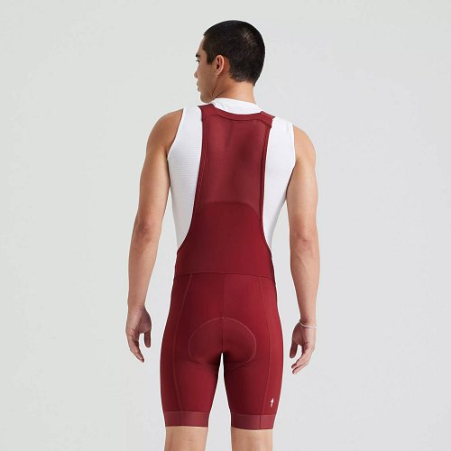 Cyklistické kalhoty Specialized Foundation Bib Garnet Red extremsport.cz