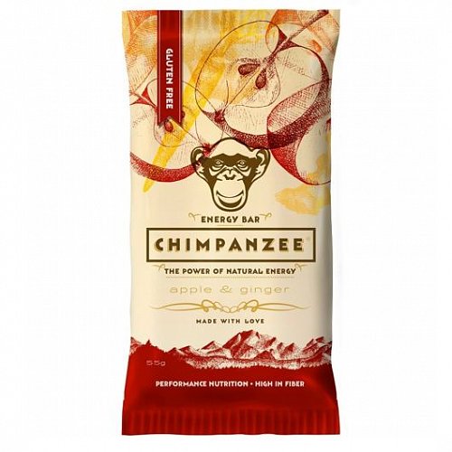 CHIMPANZEE ENERGY BAR APPLE-GINGER 55G