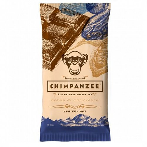 CHIMPANZEE ENERGY BAR DATES - CHOCOLATE 55G