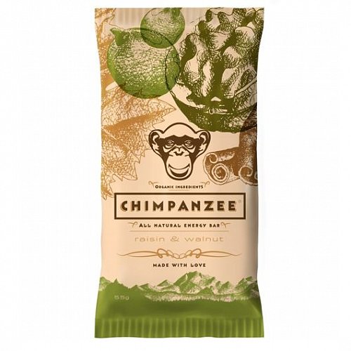 CHIMPANZEE ENERGY BAR RAISIN - WALNUT 55G