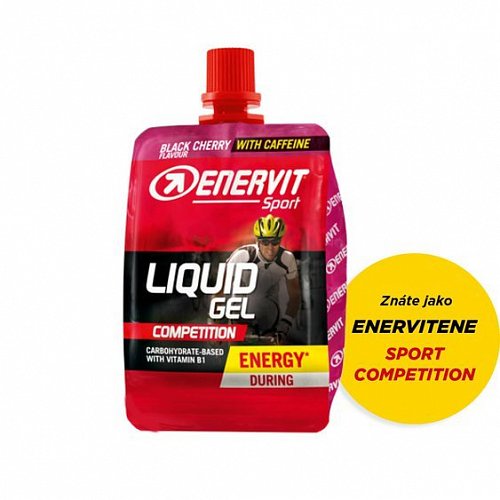 ENERVIT Liquid Gel Competition s kofeinem - višeň