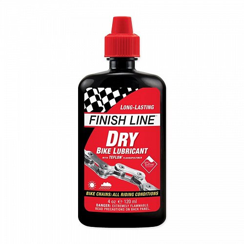 Olej na řetěz FINISH LINE Teflon Plus 4oz/120ml-kapátko