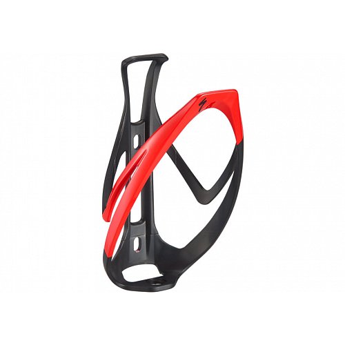 Košík na láhev SPECIALIZED RIB CAGE II Matte Black/Flo Red