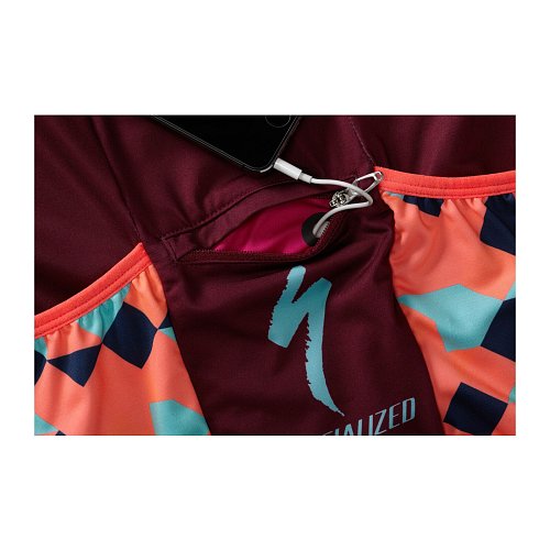 Cyklistický dres dámský RBX COMP JERSEY SS WMN Burgundy extremsport.cz