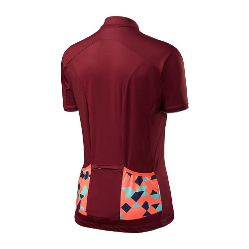 Cyklistický dres dámský RBX COMP JERSEY SS WMN Burgundy extremsport.cz