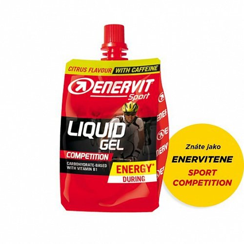 ENERVIT Liquid Gel Competition s kofeinem - citrus