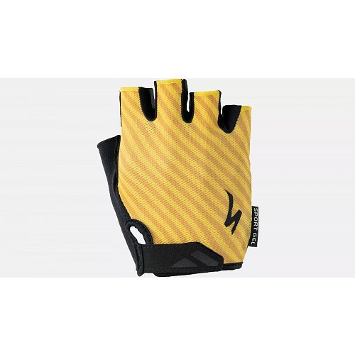 Rukavice Specialized Sport Gel Brassy Yellow Stripe extremsport.cz