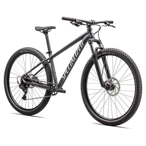 Horské kolo Specialized Rockhopper Sport 29 SATIN BLACK LIQUID METAL / WHITE extremsport.cz