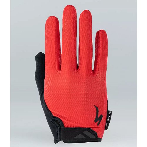 Rukavice Specialized Body Geometry Sport Gel Long Red extremsport.cz